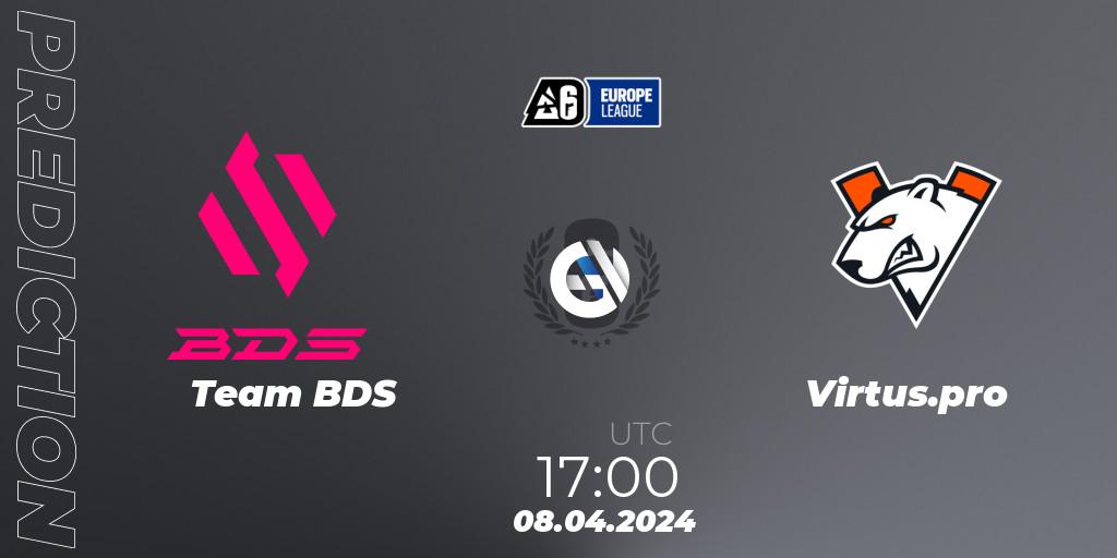 Team BDS vs Virtus.pro: Betting TIp, Match Prediction. 08.04.24. Rainbow Six, Europe League 2024 - Stage 1