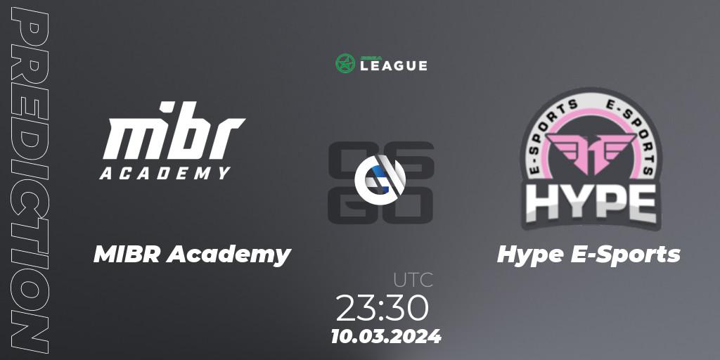 MIBR Academy vs Hype E-Sports: Betting TIp, Match Prediction. 11.03.24. CS2 (CS:GO), ESEA Season 48: Open Division - South America