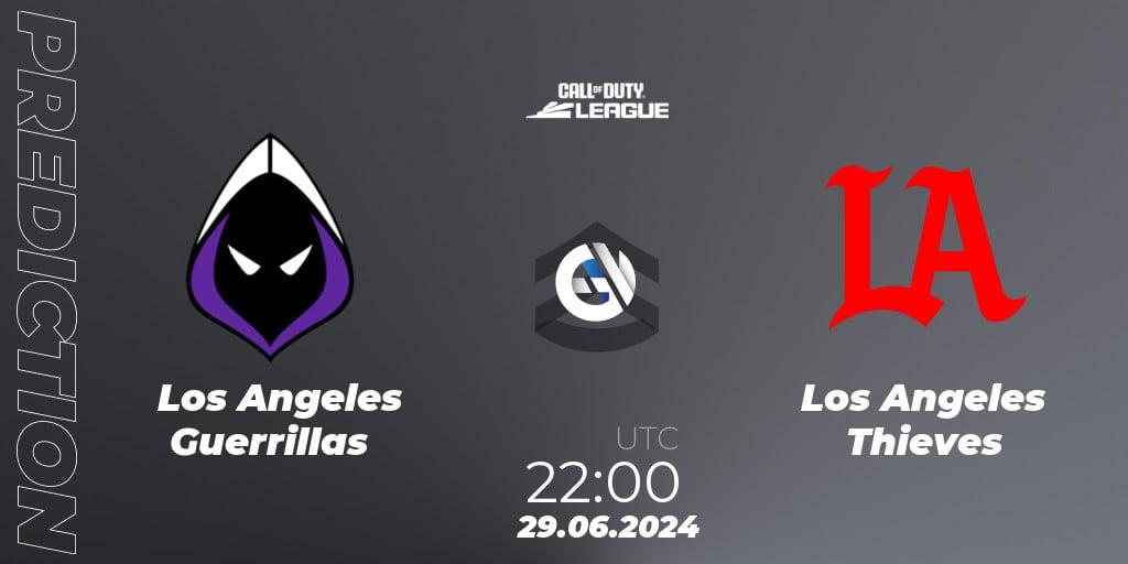 Los Angeles Guerrillas vs Los Angeles Thieves: Betting TIp, Match Prediction. 29.06.2024 at 22:00. Call of Duty, Call of Duty League 2024: Stage 4 Major