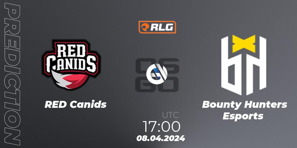 RED Canids vs Bounty Hunters Esports: Betting TIp, Match Prediction. 08.04.24. CS2 (CS:GO), RES Latin American Series #3