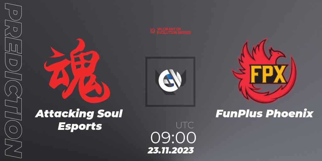 Attacking Soul Esports vs FunPlus Phoenix: Betting TIp, Match Prediction. 23.11.23. VALORANT, VALORANT China Evolution Series Act 3: Heritability