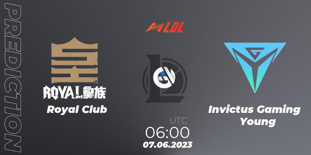 Royal Club vs Invictus Gaming Young: Betting TIp, Match Prediction. 07.06.23. LoL, LDL 2023 - Regular Season - Stage 2 Playoffs
