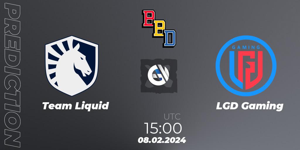 Team Liquid vs LGD Gaming: Betting TIp, Match Prediction. 08.02.24. Dota 2, BetBoom Dacha Dubai 2024