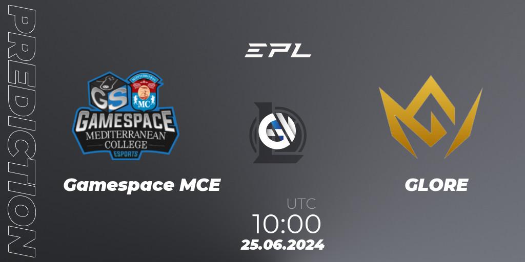 Gamespace MCE vs GLORE: Betting TIp, Match Prediction. 25.06.2024 at 10:00. LoL, European Pro League: Season 2