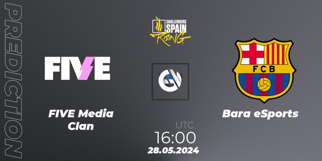 FIVE Media Clan vs Barça eSports: Betting TIp, Match Prediction. 28.05.2024 at 17:00. VALORANT, VALORANT Challengers 2024 Spain: Rising Split 2