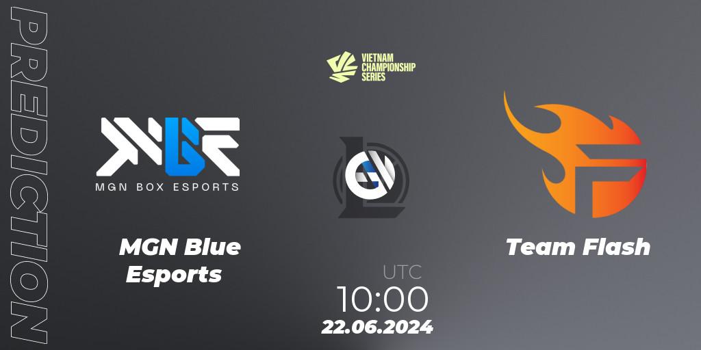 MGN Blue Esports vs Team Flash: Betting TIp, Match Prediction. 22.06.2024 at 10:00. LoL, VCS Summer 2024 - Group Stage