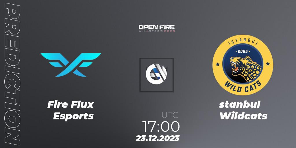Fire Flux Esports vs İstanbul Wildcats: Betting TIp, Match Prediction. 23.12.2023 at 17:45. VALORANT, Open Fire All Stars 2023