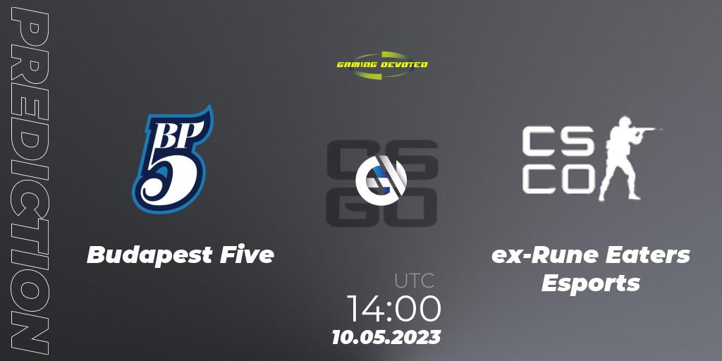 Budapest Five vs ex-Rune Eaters Esports: Betting TIp, Match Prediction. 10.05.23. CS2 (CS:GO), Gaming Devoted Become The Best: Series #1