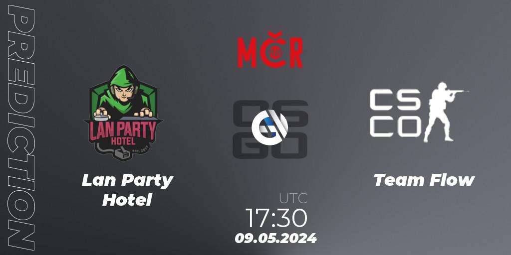 Lan Party Hotel vs Team Flow: Betting TIp, Match Prediction. 09.05.2024 at 16:45. Counter-Strike (CS2), Tipsport Cup Spring 2024: Closed Qualifier