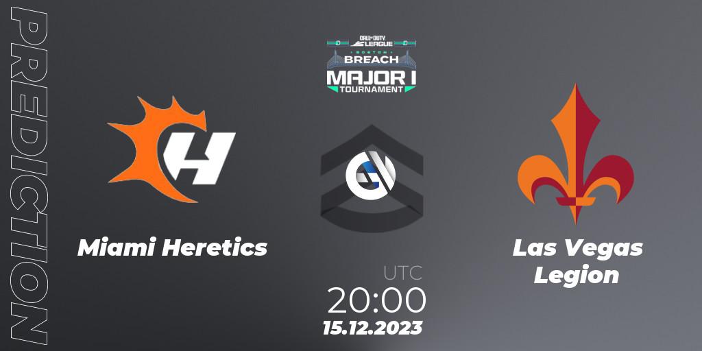Miami Heretics vs Las Vegas Legion: Betting TIp, Match Prediction. 15.12.2023 at 20:00. Call of Duty, Call of Duty League 2024: Stage 1 Major Qualifiers