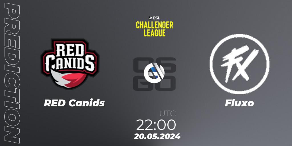 RED Canids vs Fluxo: Betting TIp, Match Prediction. 20.05.2024 at 22:00. Counter-Strike (CS2), ESL Challenger League Season 47: South America