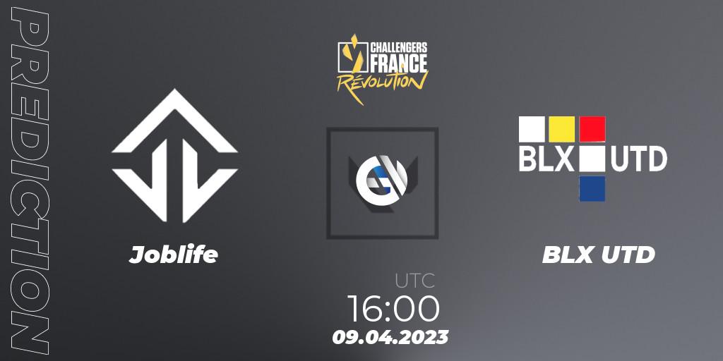 Joblife vs BLX UTD: Betting TIp, Match Prediction. 09.04.2023 at 16:00. VALORANT, VALORANT Challengers France: Revolution Split 2 - Regular Season
