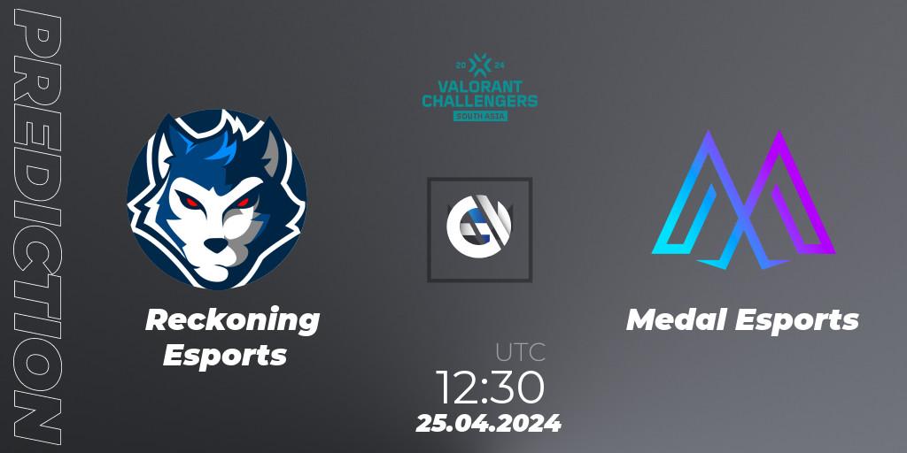 Reckoning Esports vs Medal Esports: Betting TIp, Match Prediction. 25.04.24. VALORANT, VALORANT Challengers 2024 South Asia: Split 1 - Cup 2
