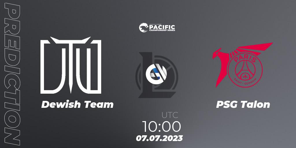 Dewish Team vs PSG Talon: Betting TIp, Match Prediction. 07.07.23. LoL, PACIFIC Championship series Group Stage
