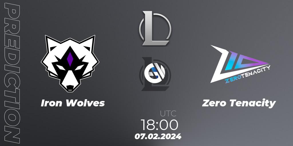 Iron Wolves vs Zero Tenacity: Betting TIp, Match Prediction. 07.02.24. LoL, Ultraliga S11