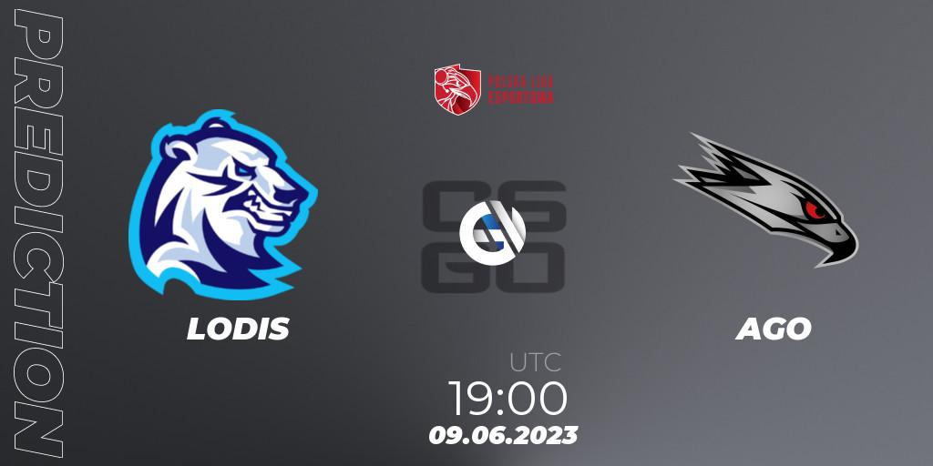LODIS vs AGO: Betting TIp, Match Prediction. 09.06.23. CS2 (CS:GO), Polish Esports League 2023 Split 2