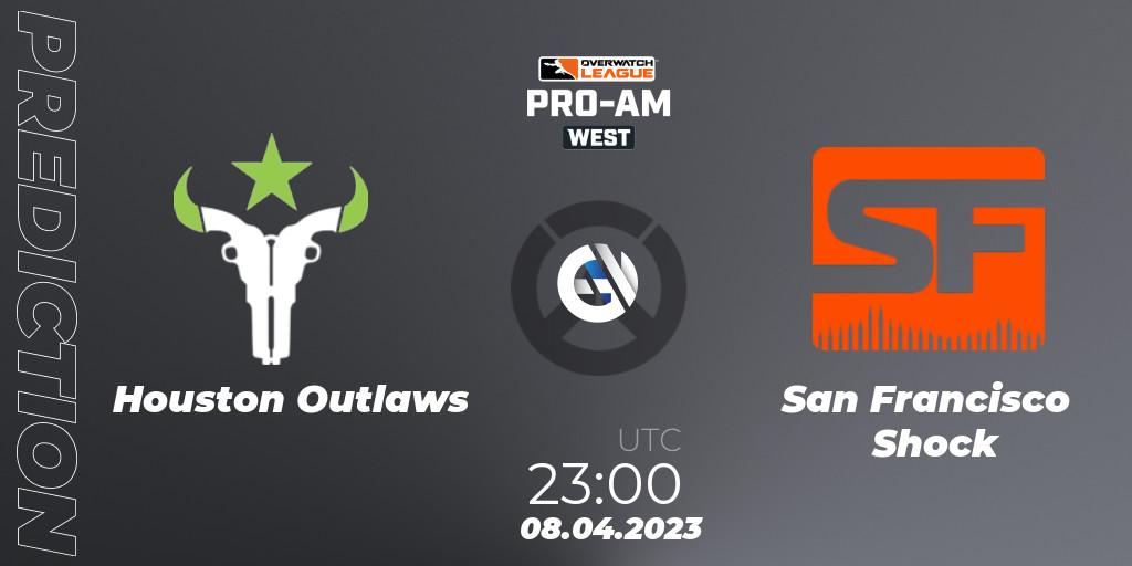 Houston Outlaws vs San Francisco Shock: Betting TIp, Match Prediction. 08.04.23. Overwatch, Overwatch League 2023 - Pro-Am