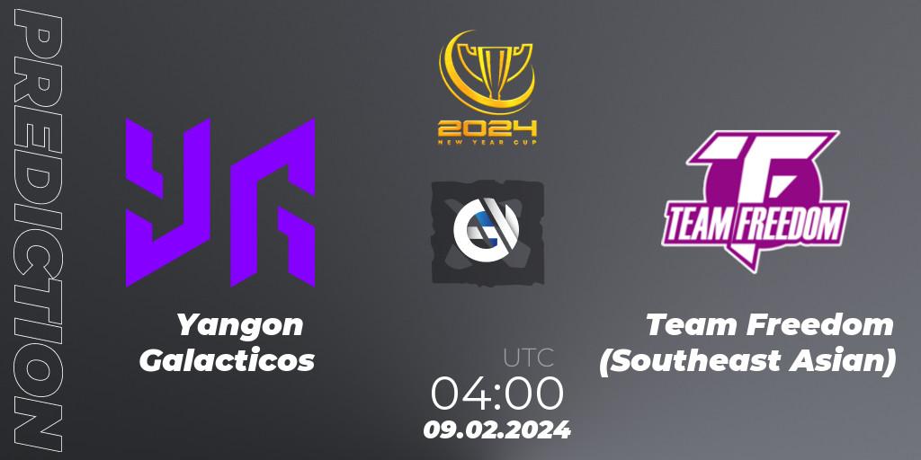 Yangon Galacticos vs Team Freedom (Southeast Asian): Betting TIp, Match Prediction. 09.02.2024 at 05:18. Dota 2, New Year Cup 2024