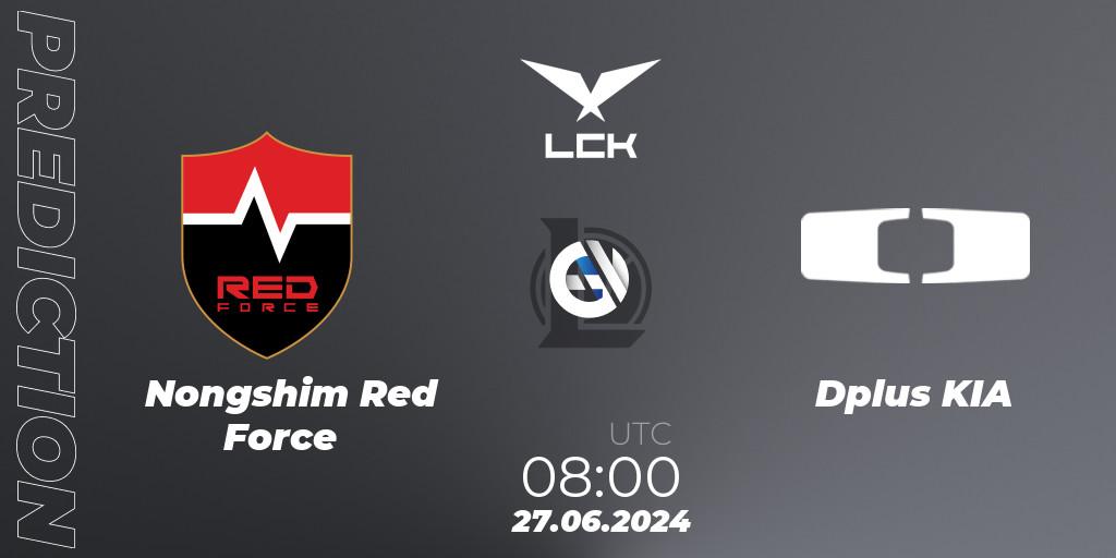 Nongshim Red Force vs Dplus KIA: Betting TIp, Match Prediction. 27.06.2024 at 08:00. LoL, LCK Summer 2024 Group Stage