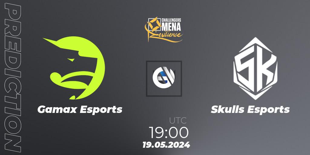 Gamax Esports vs Skulls Esports: Betting TIp, Match Prediction. 22.05.2024 at 19:00. VALORANT, VALORANT Challengers 2024 MENA: Resilience Split 2 - Levant and North Africa
