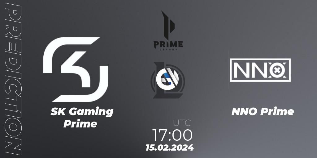SK Gaming Prime vs NNO Prime: Betting TIp, Match Prediction. 17.01.24. LoL, Prime League Spring 2024 - Group Stage