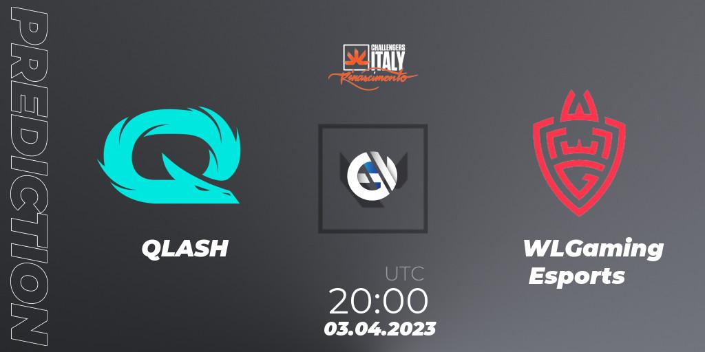 QLASH vs WLGaming Esports: Betting TIp, Match Prediction. 03.04.23. VALORANT, VALORANT Challengers 2023 Italy: Rinascimento Split 2