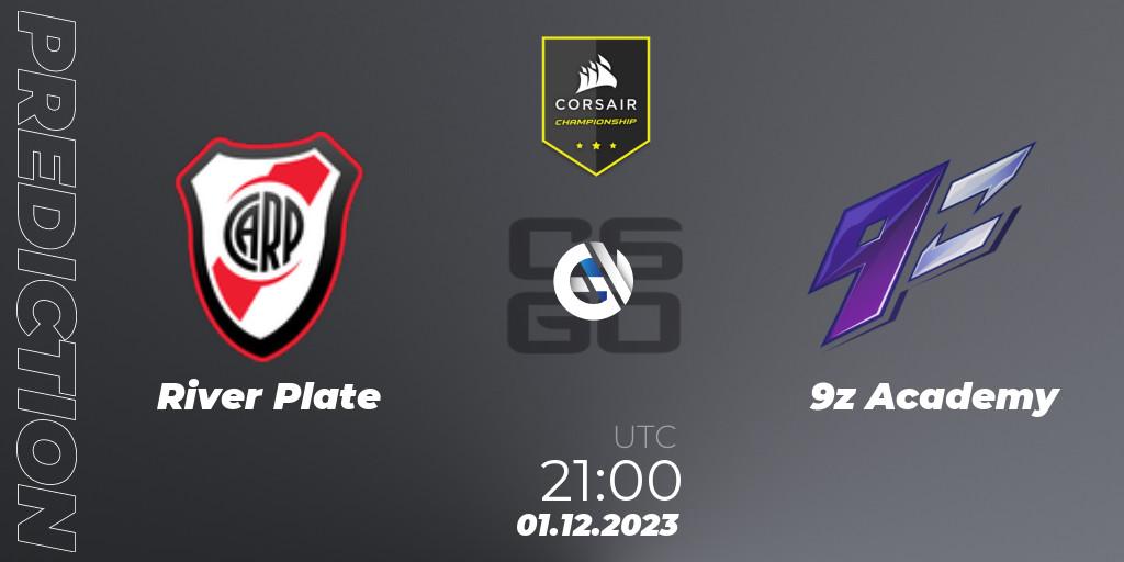 River Plate vs 9z Academy: Betting TIp, Match Prediction. 01.12.23. CS2 (CS:GO), Corsair Championship 2023