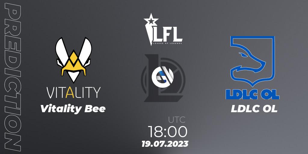 Vitality Bee vs LDLC OL: Betting TIp, Match Prediction. 19.07.23. LoL, LFL Summer 2023 - Group Stage