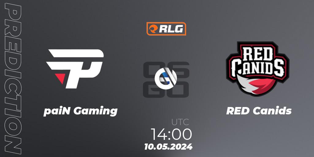 paiN Gaming vs RED Canids: Betting TIp, Match Prediction. 10.05.2024 at 14:00. Counter-Strike (CS2), RES Latin American Series #4