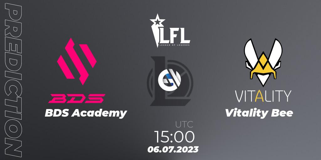 BDS Academy vs Vitality Bee: Betting TIp, Match Prediction. 06.07.23. LoL, LFL Summer 2023 - Group Stage