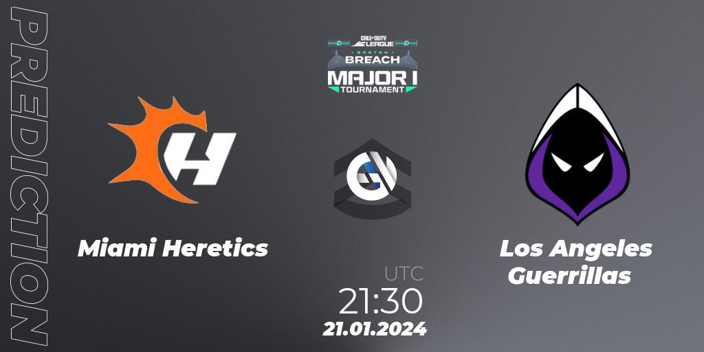 Miami Heretics vs Los Angeles Guerrillas: Betting TIp, Match Prediction. 20.01.24. Call of Duty, Call of Duty League 2024: Stage 1 Major Qualifiers