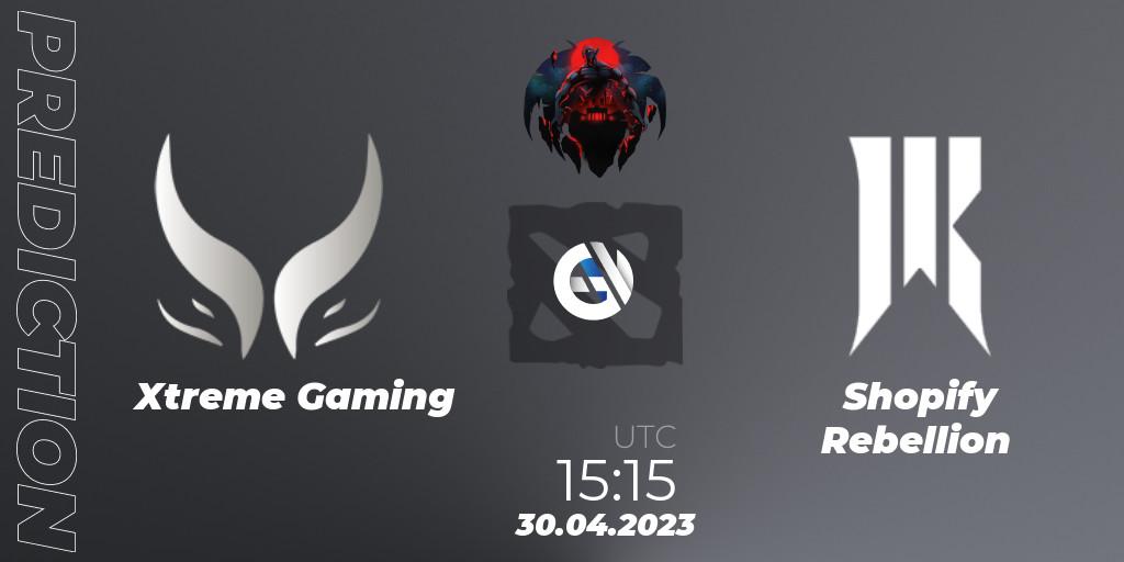 Xtreme Gaming vs Shopify Rebellion: Betting TIp, Match Prediction. 30.04.23. Dota 2, The Berlin Major 2023 ESL - Group Stage