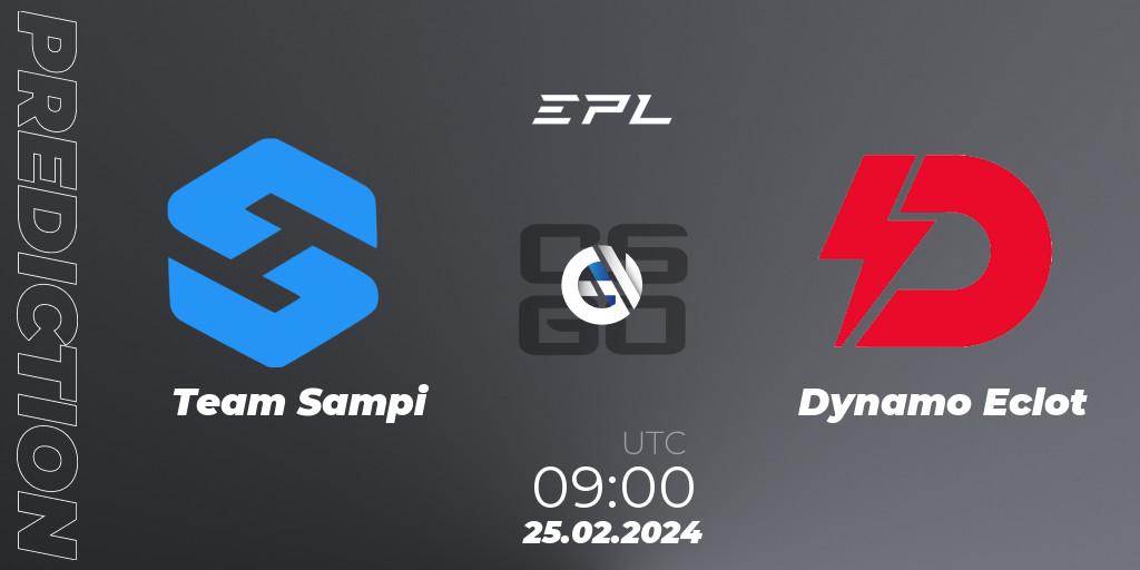Team Sampi vs Dynamo Eclot: Betting TIp, Match Prediction. 25.02.24. CS2 (CS:GO), European Pro League Season 15: Division 2