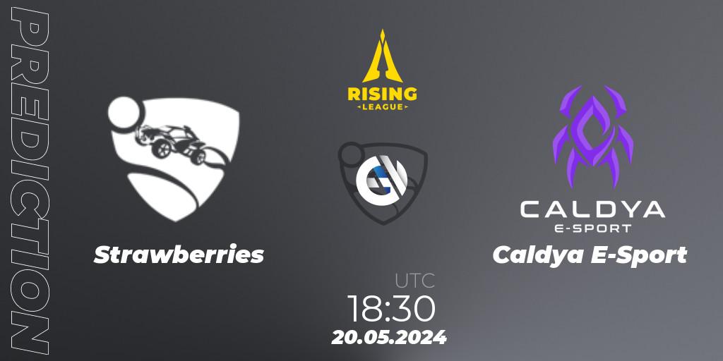 Strawberries vs Caldya E-Sport: Betting TIp, Match Prediction. 20.05.2024 at 18:30. Rocket League, Rising League 2024 — Split 1 — Main Event