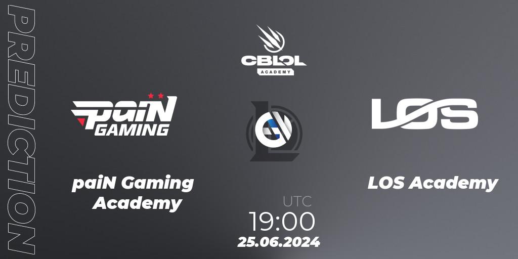 paiN Gaming Academy vs LOS Academy: Betting TIp, Match Prediction. 25.06.2024 at 19:00. LoL, CBLOL Academy 2024