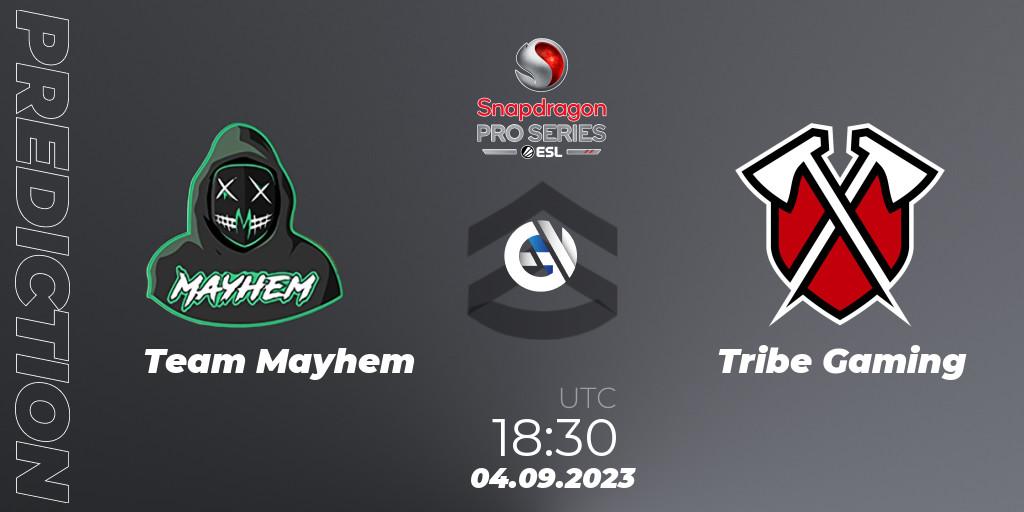 Team Mayhem vs Tribe Gaming: Betting TIp, Match Prediction. 04.09.2023 at 18:30. Call of Duty, Snapdragon Pro Series Season 3 North America
