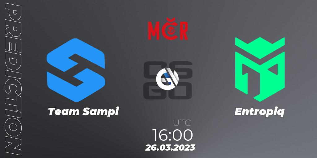 Team Sampi vs Entropiq: Betting TIp, Match Prediction. 26.03.23. CS2 (CS:GO), Tipsport Cup Prague Spring 2023: Online Stage