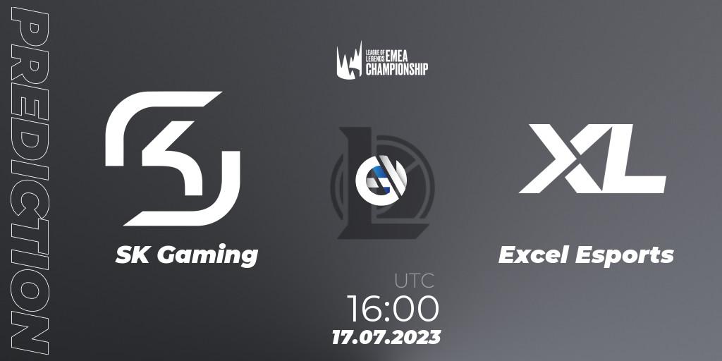 SK Gaming vs Excel Esports: Betting TIp, Match Prediction. 17.07.23. LoL, LEC Summer 2023 - Group Stage