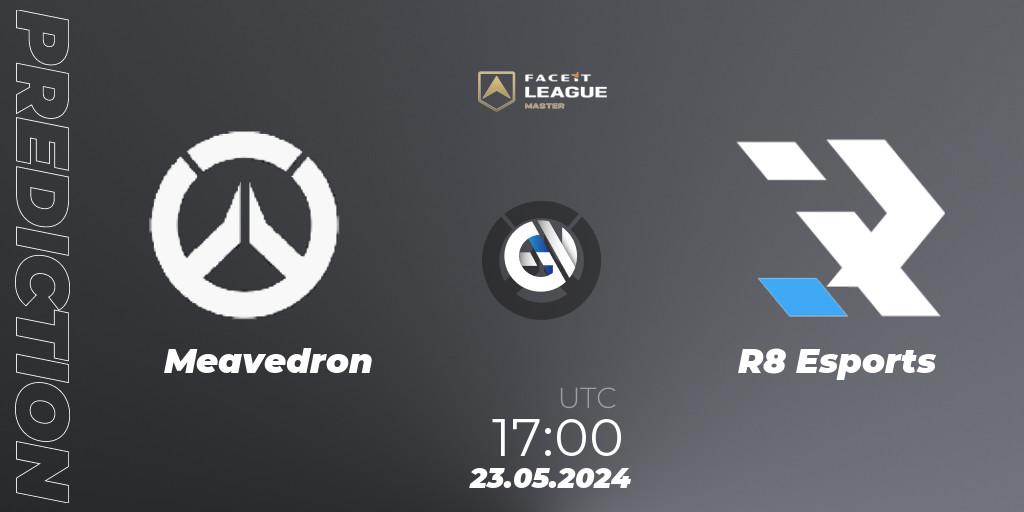 Meavedron vs R8 Esports: Betting TIp, Match Prediction. 23.05.2024 at 17:00. Overwatch, FACEIT League Season 1 - EMEA Master Road to EWC
