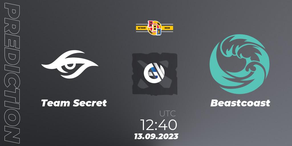 Team Secret vs Beastcoast: Betting TIp, Match Prediction. 13.09.23. Dota 2, BetBoom Dacha