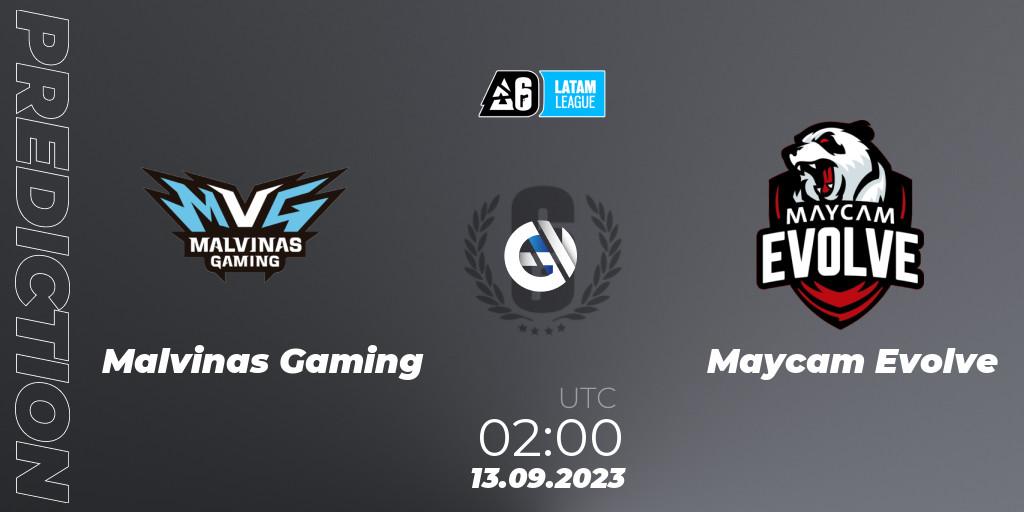 Malvinas Gaming vs Maycam Evolve: Betting TIp, Match Prediction. 13.09.2023 at 02:00. Rainbow Six, LATAM League 2023 - Stage 2
