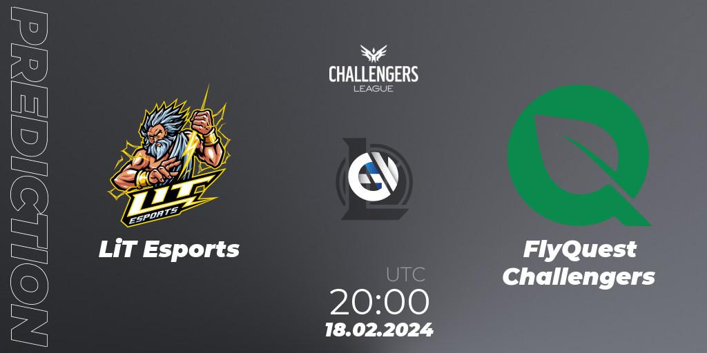 LiT Esports vs FlyQuest Challengers: Betting TIp, Match Prediction. 18.02.24. LoL, NACL 2024 Spring - Group Stage