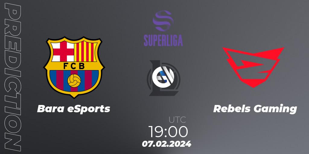 Barça eSports vs Rebels Gaming: Betting TIp, Match Prediction. 07.02.2024 at 19:00. LoL, Superliga Spring 2024 - Group Stage