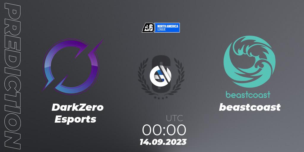 DarkZero Esports vs beastcoast: Betting TIp, Match Prediction. 14.09.2023 at 00:00. Rainbow Six, North America League 2023 - Stage 2