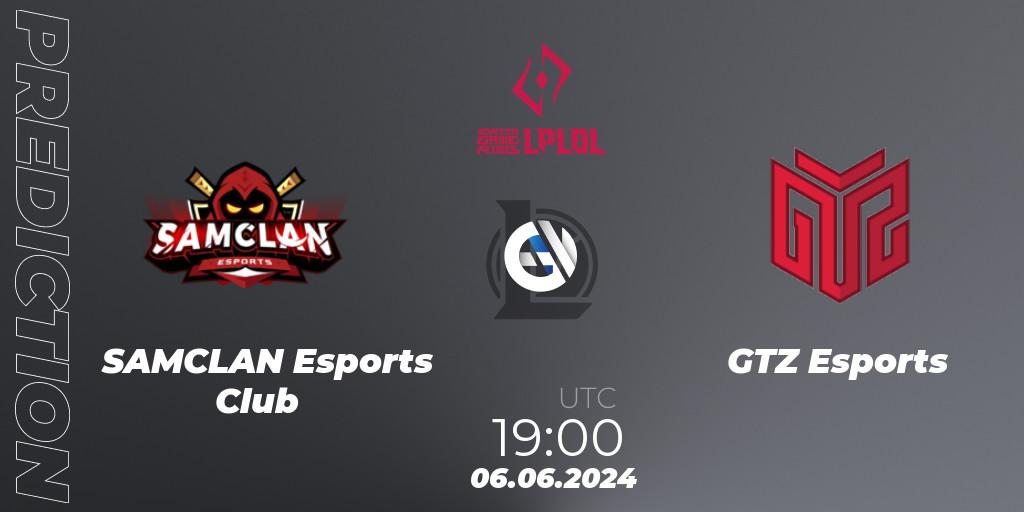 SAMCLAN Esports Club vs GTZ Esports: Betting TIp, Match Prediction. 06.06.2024 at 19:00. LoL, LPLOL Split 2 2024