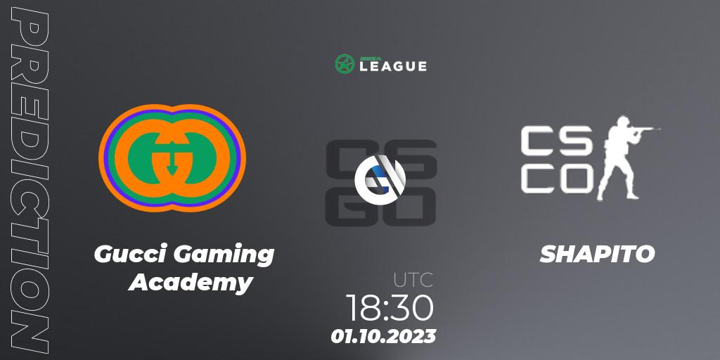 Gucci Gaming Academy vs SHAPITO: Betting TIp, Match Prediction. 02.10.23. CS2 (CS:GO), ESEA Season 46: Main Division - Europe