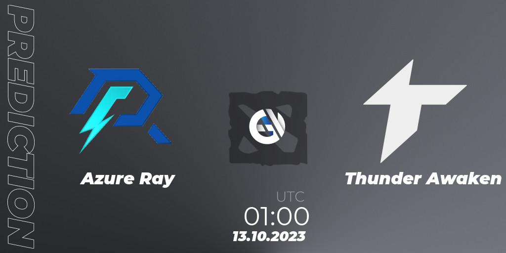 Azure Ray vs Thunder Awaken: Betting TIp, Match Prediction. 13.10.23. Dota 2, The International 2023 - Group Stage