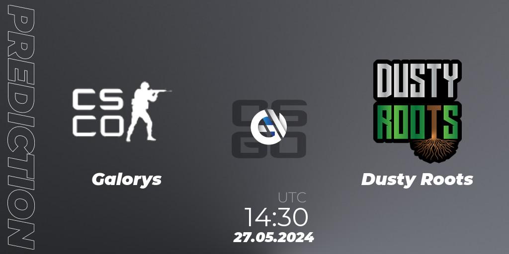 Galorys vs Dusty Roots: Betting TIp, Match Prediction. 27.05.2024 at 14:30. Counter-Strike (CS2), CCT Season 2 South America Series 1
