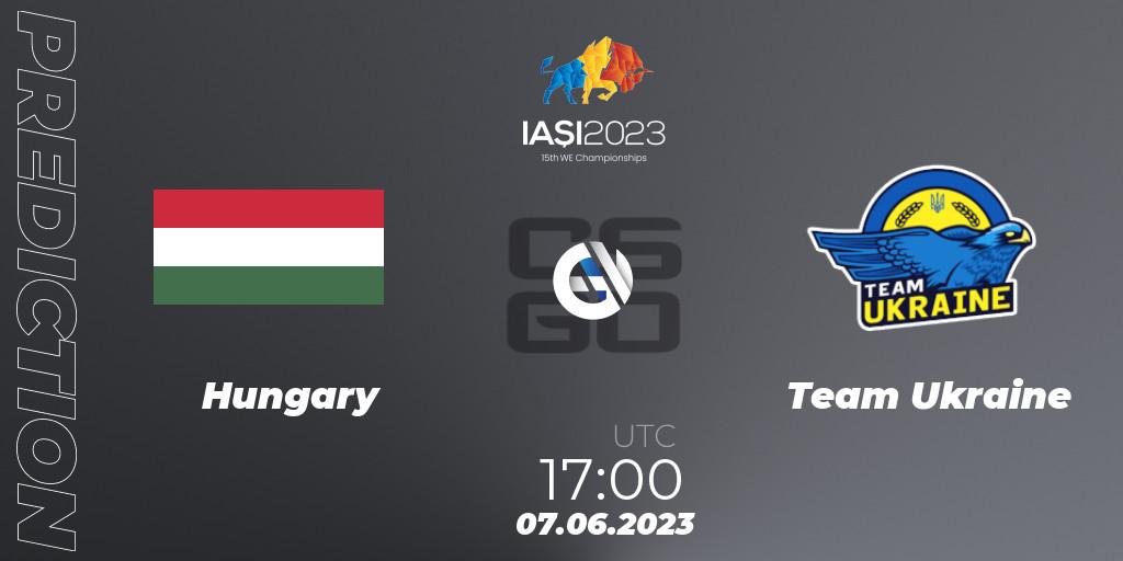 Hungary vs Team Ukraine: Betting TIp, Match Prediction. 07.06.2023 at 14:00. Counter-Strike (CS2), IESF World Esports Championship 2023: Eastern Europe Qualifier