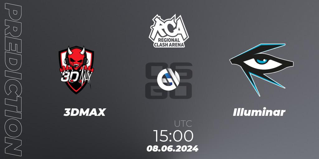 3DMAX vs Illuminar: Betting TIp, Match Prediction. 08.06.2024 at 15:00. Counter-Strike (CS2), Regional Clash Arena Europe
